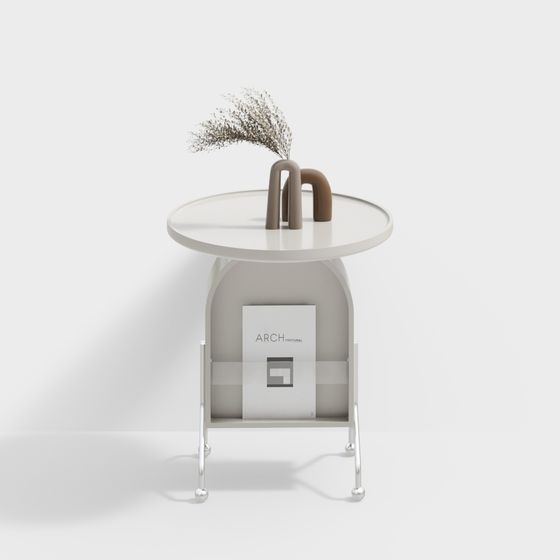 Minimalist Side Table 3D model