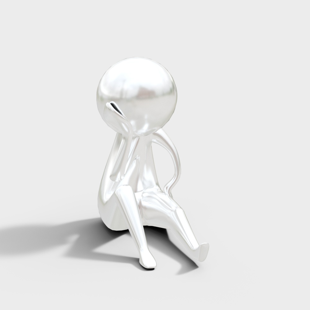 Meditator 3D model