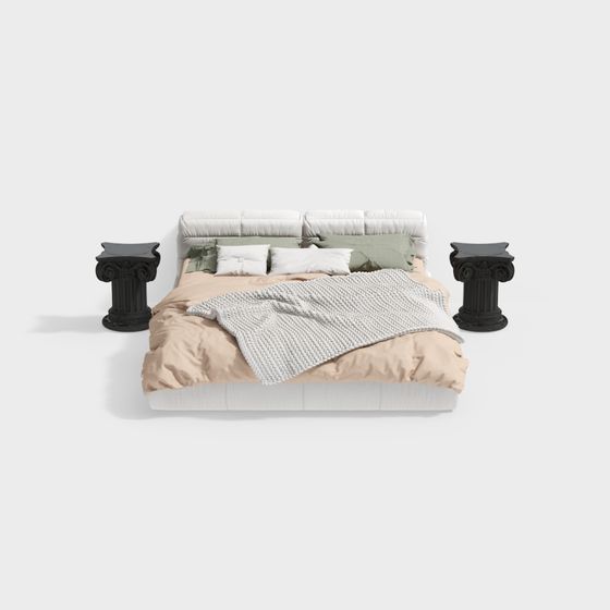 Urban Retreat Bed 3D model