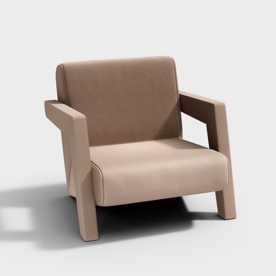 Stylish Urban Sofa 3D model for Modern Spaces