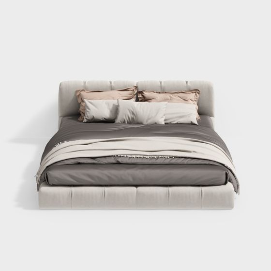 Urban Comfort Bed 3D Model