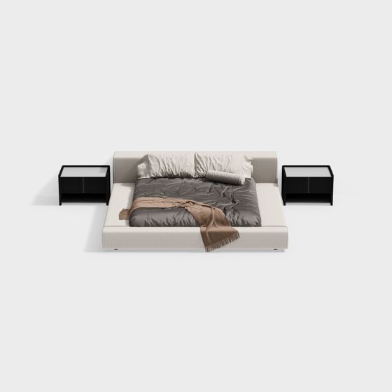 Urban Bedroom Suite 3D Model