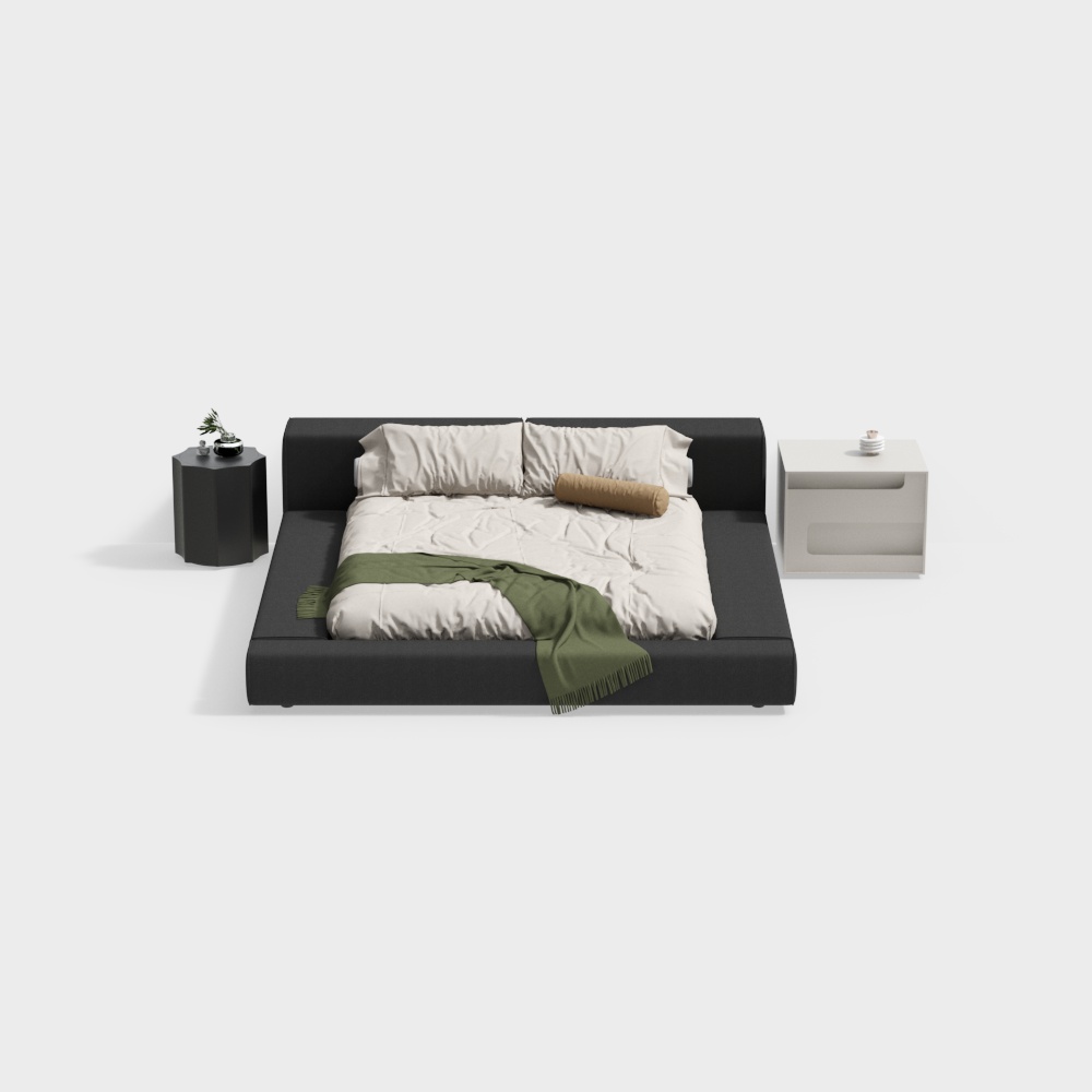 Modern double bed combination