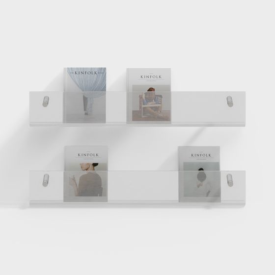 Kệ sách treo tường acrylic