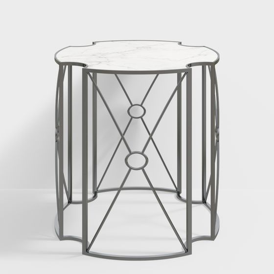 Lattice Elegance Round Table 3D model
