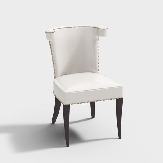 Elegant Dining Chair 3D model