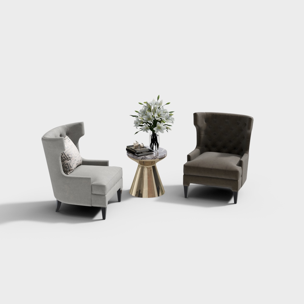 ชุดเก้าอี้นั่งเล่นแบบสไตล์ยุโรป 262