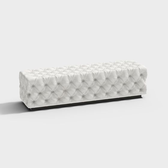 Elegant Bench 3D model for Modern Interiors