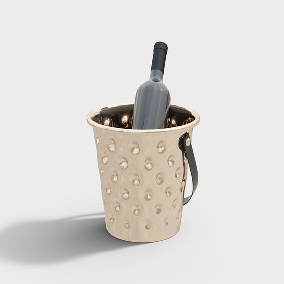 Luxurious Champagne Bucket 3D model