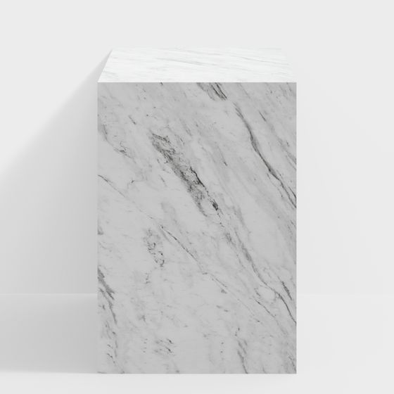 Elegant Marble Column 3D model