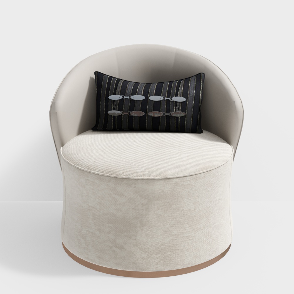 Simple European single sofa 118