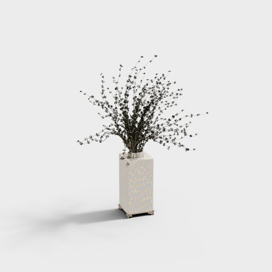 Winter Vase 3D model