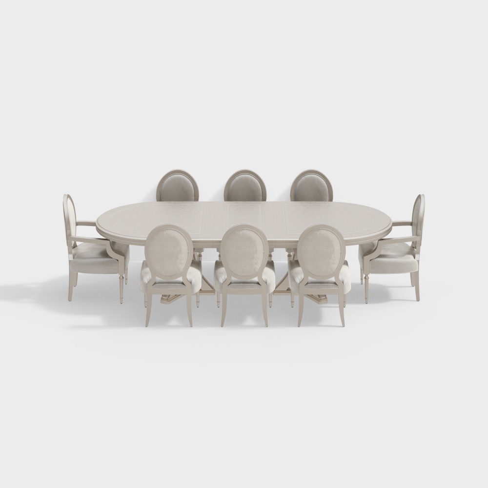 Jianou dining table and chair set 46