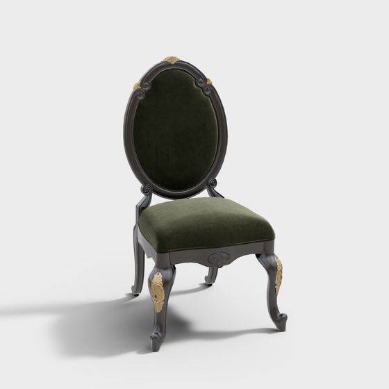 Elegant Vintage Style Chair 3D model