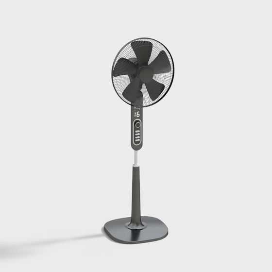 Sleek Modern Floor Fan 3D model