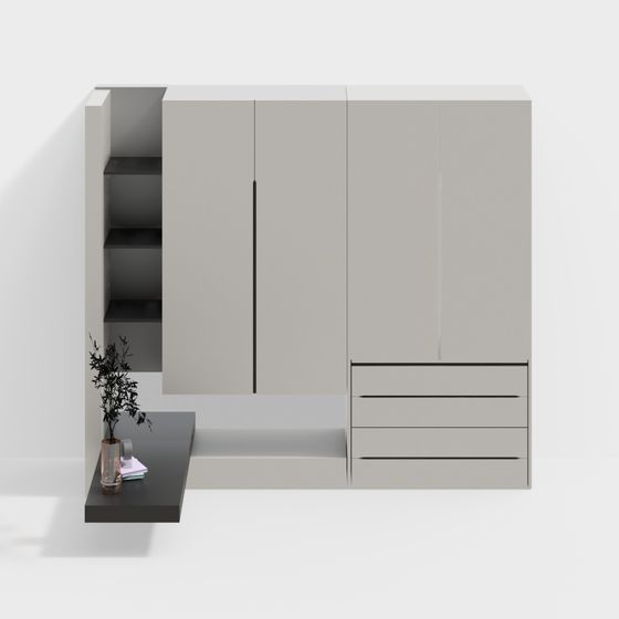 Urban Storage Cabinet 3D model