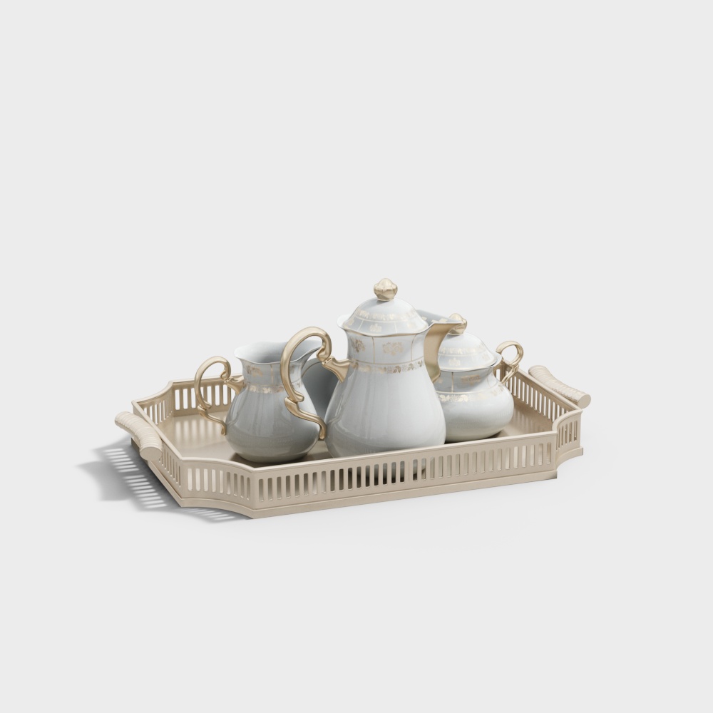 Light luxury cup ornaments