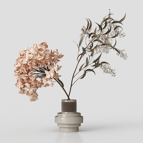 Autumn Vase 3D model