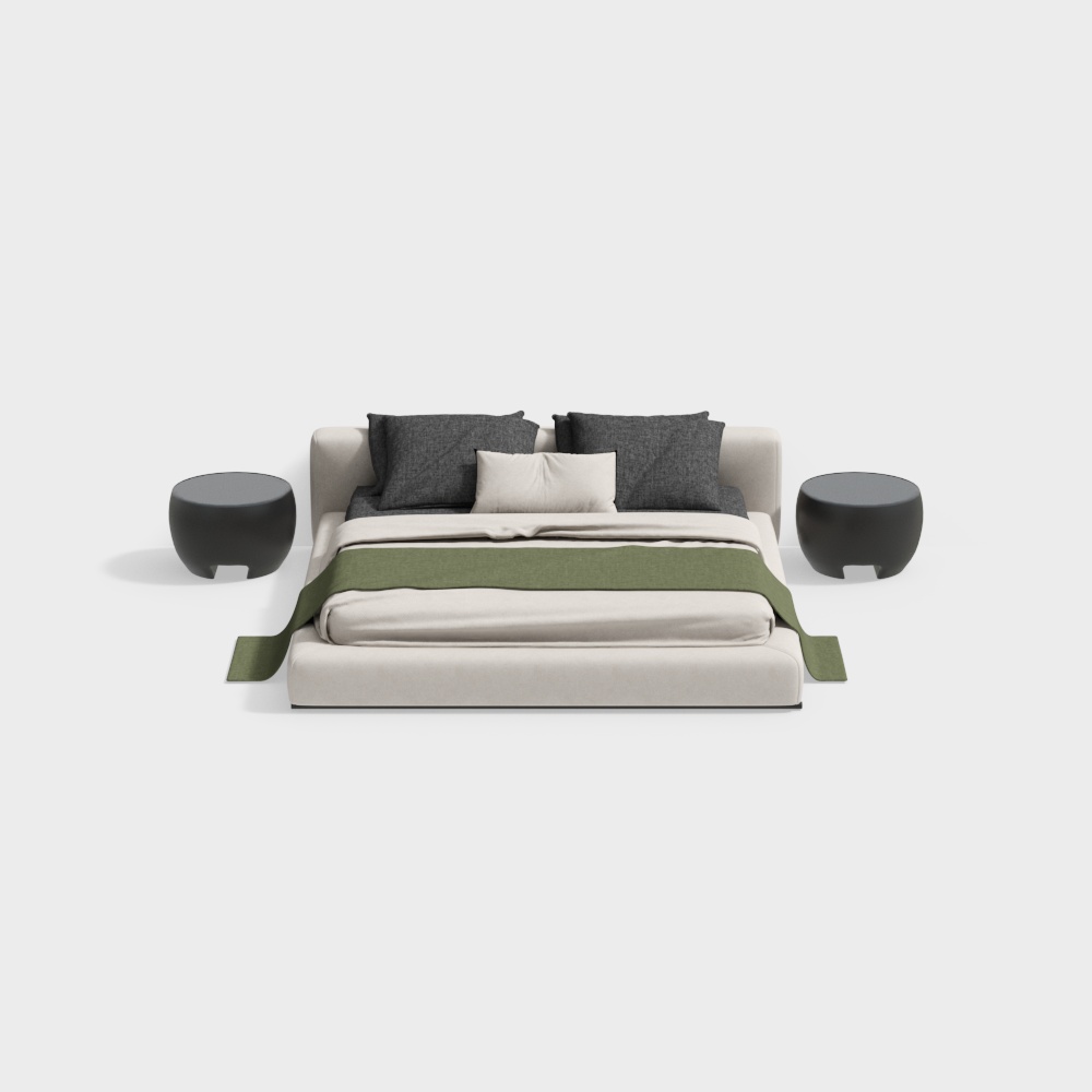 현대 더블 침대 조합