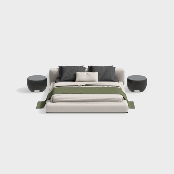 현대 더블 침대 조합