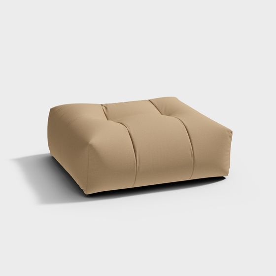 Minimalist Sofa Stool 3D model