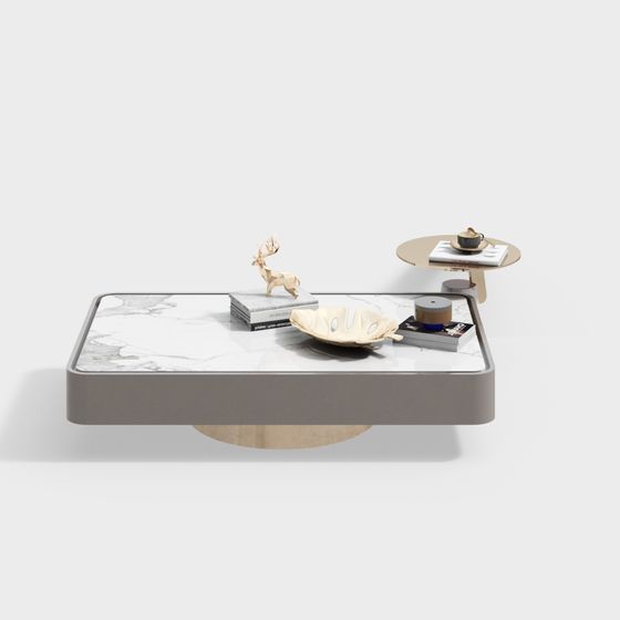 Modern living room coffee table/side table combination