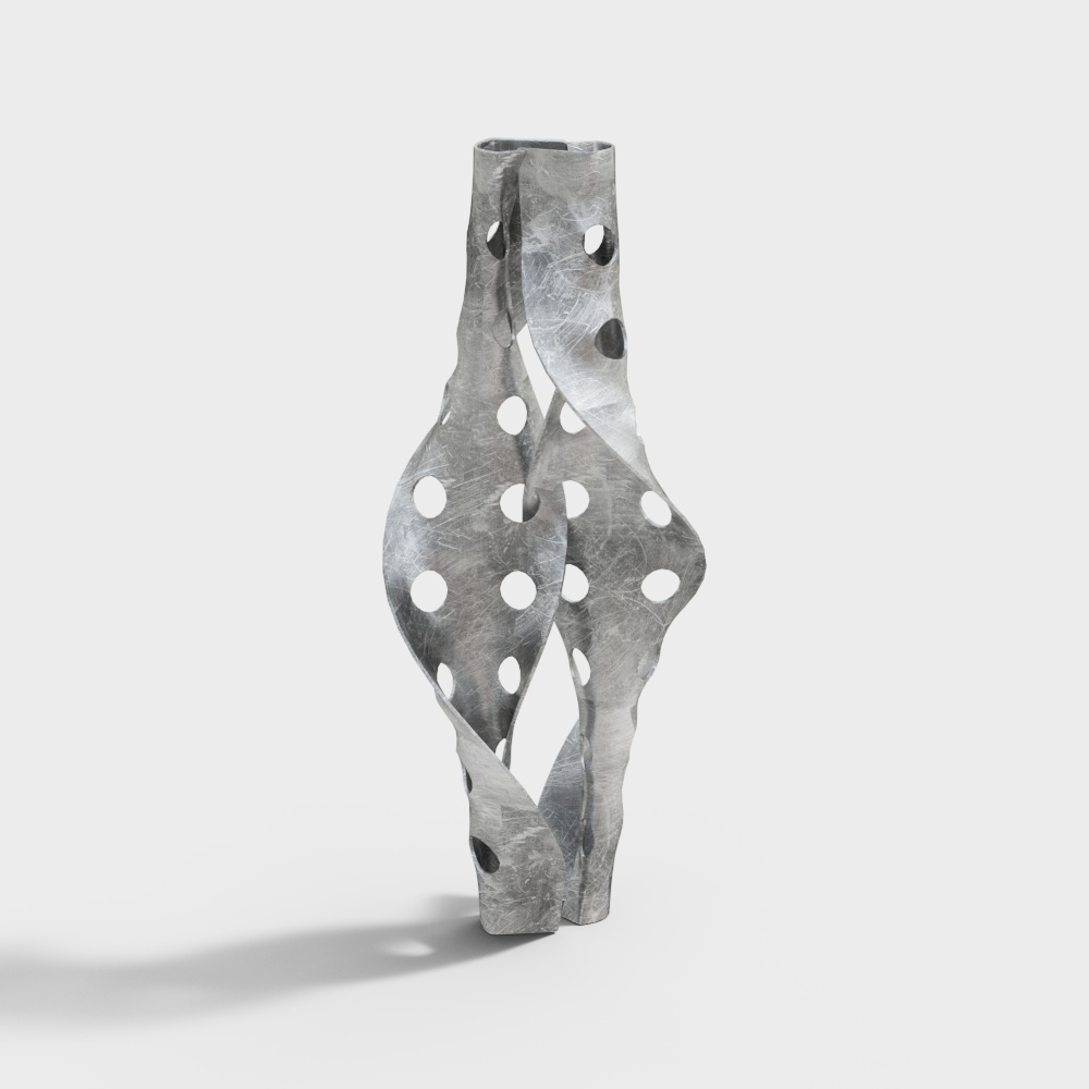 Luminous Metal Vase 3D model