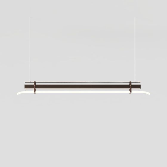 Stylish Pendant Light 3D model for Modern Spaces