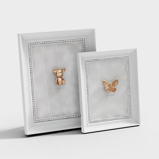 Pearl Edge Photo Frame 3D model