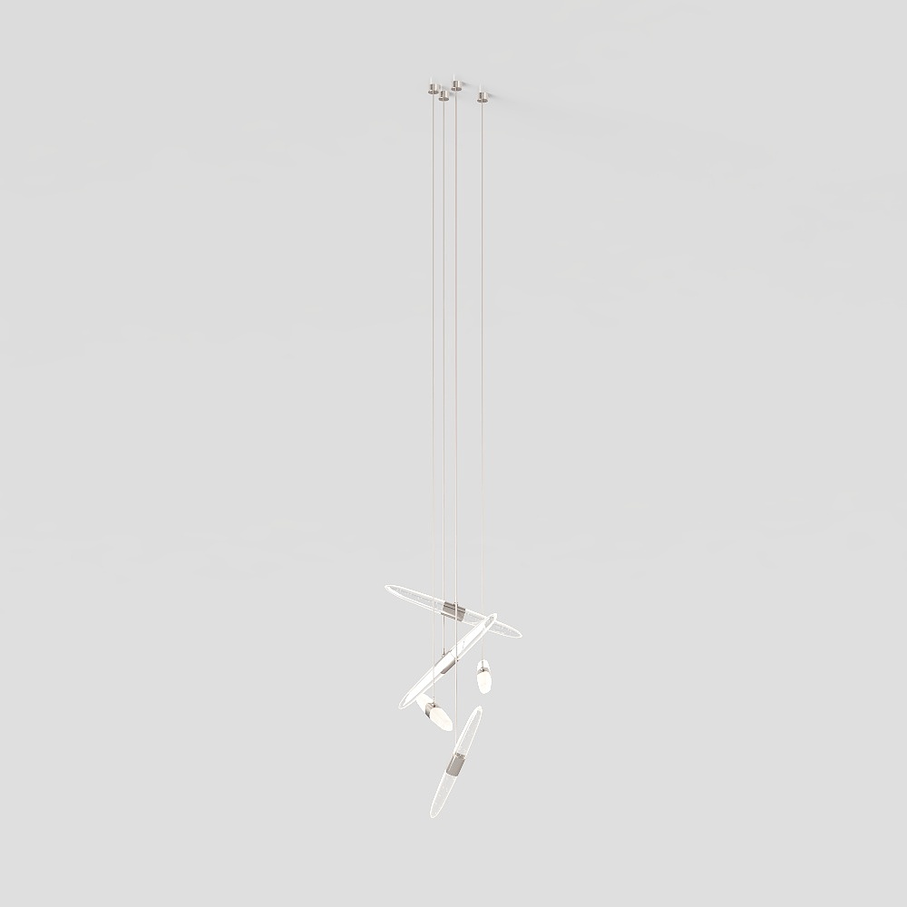 Suspended Art Light 3D model