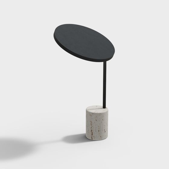 Minimalist Side Table 3D model