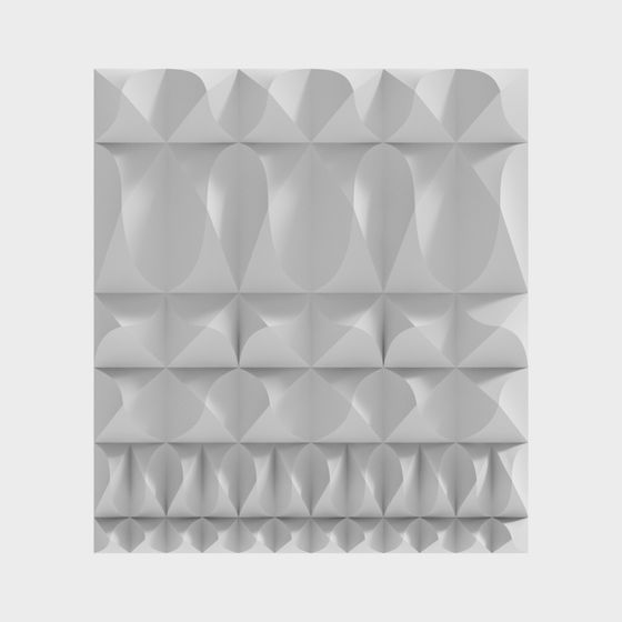 Futuristic Geometric 3D Model