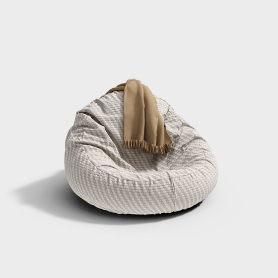 Comfortable Bean Bag Chair 3D model