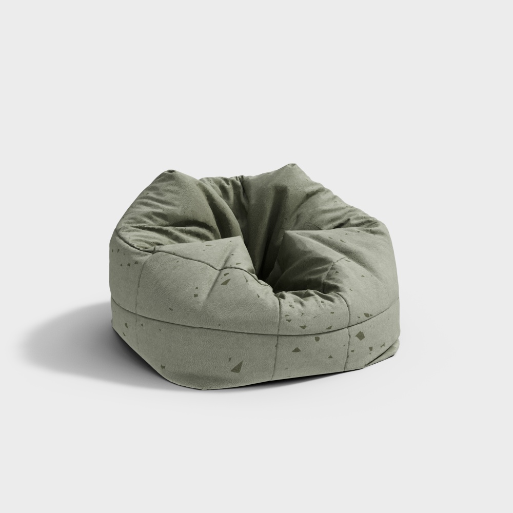 Modern minimalist green lazy sofa