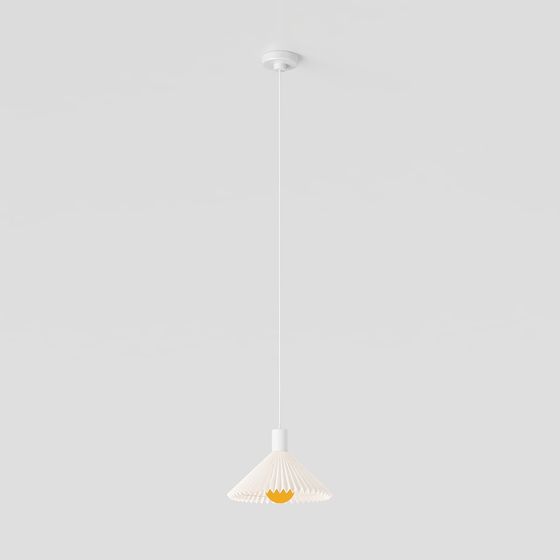 Elegant Origami Pendant Light 3D model