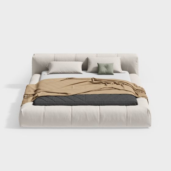 Urban Comfort Bed 3D model