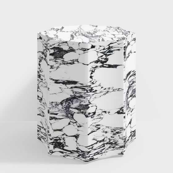 Marble Hexagon 3D model
