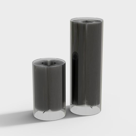 Origami Pillar 3D Model Design