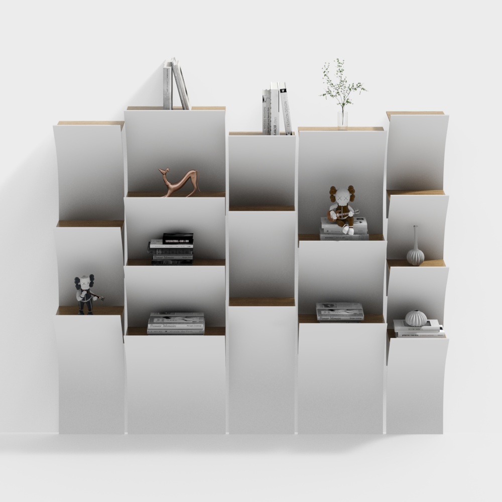 モダンミニマリスト本棚