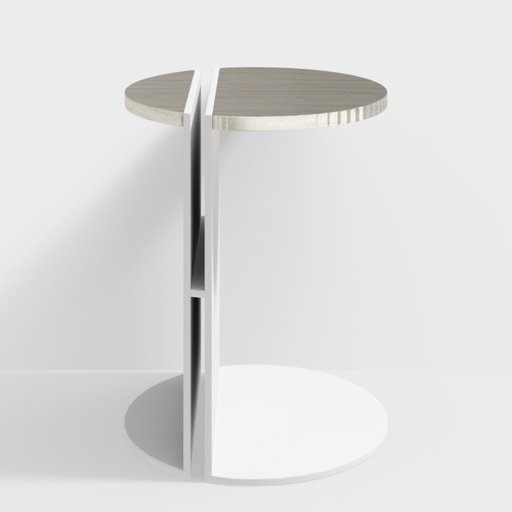 Split Table 3D Model – Modern Minimalist Design
