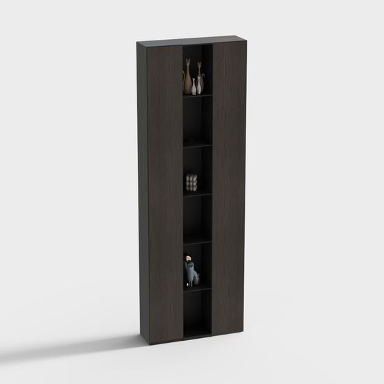 Urban Bookshelf 3D model for Modern Interiors