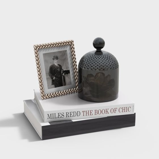 Vintage Elegance Shelf 3D model