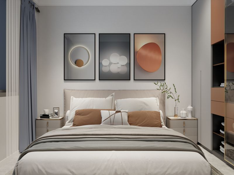 Modern Minimalist Grey Bedroom Design Ideas