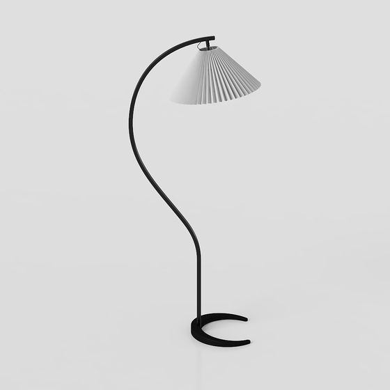 Sleek Floor Lamp 3D model