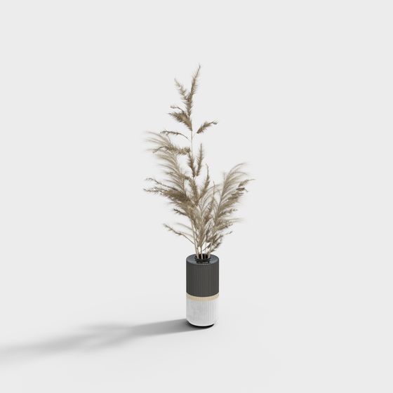 Stylish Urban Green Plant 3D model for Modern Spaces