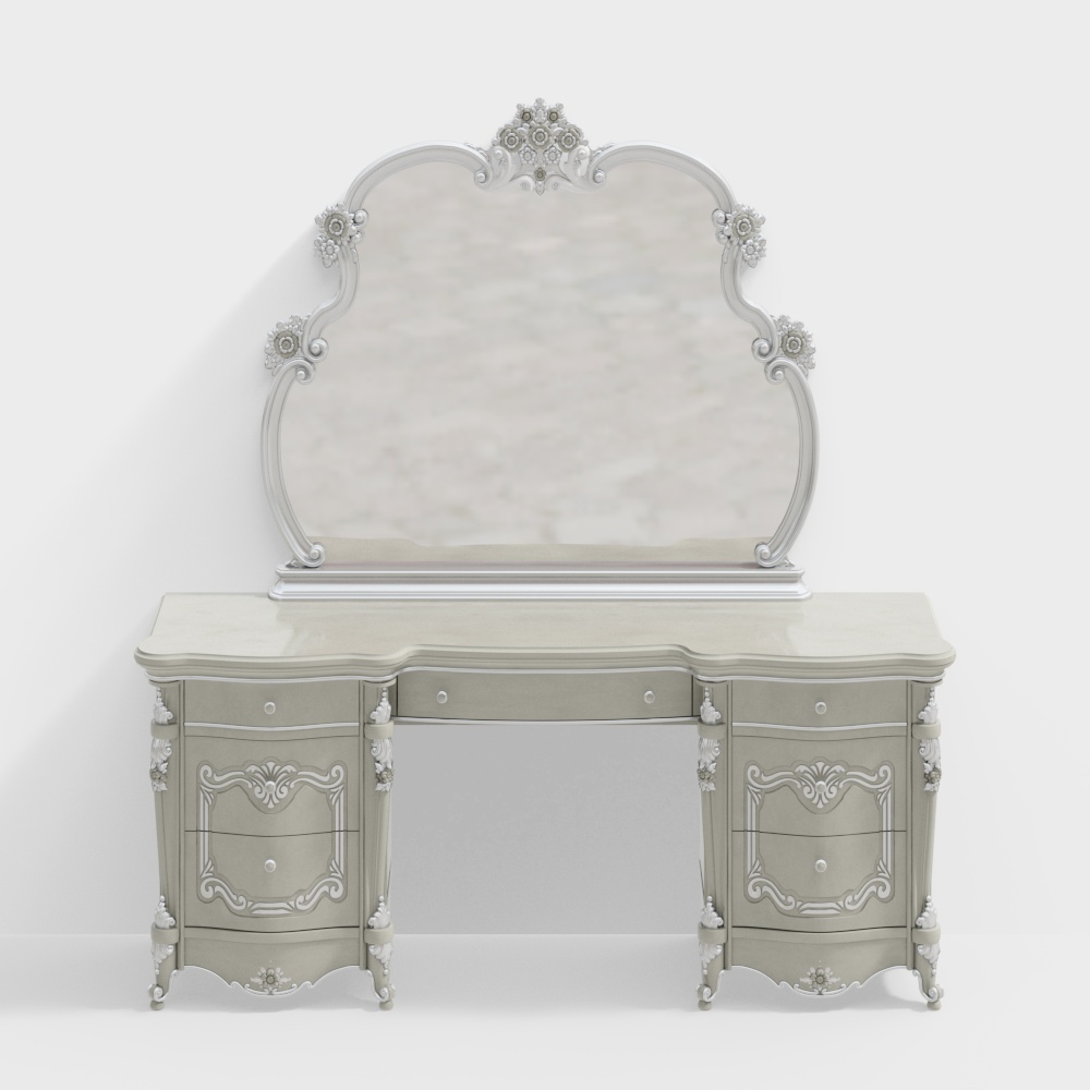 シンプルなヨーロッパのドレッシングテーブル 357