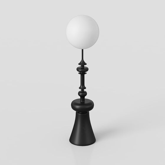 Spherical Light Column 3D model