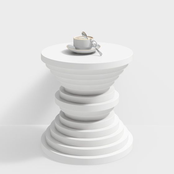Spiral Staircase Coffee Table 3D model
