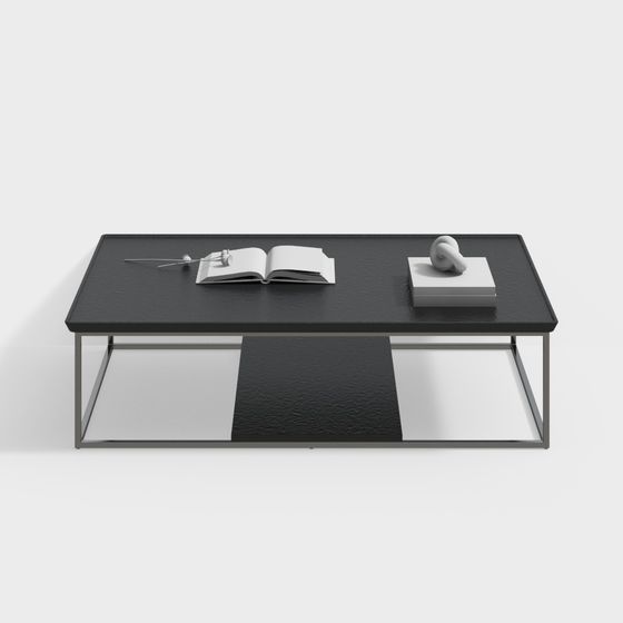 Elegant Minimalist Coffee Table 3D model