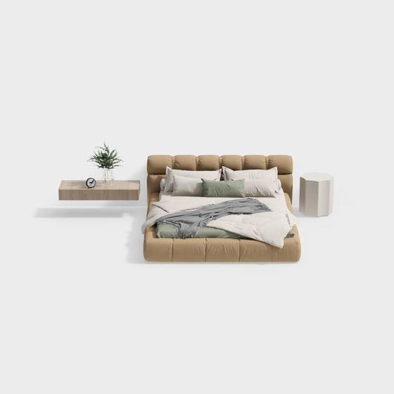 Cozy Retreat Bed Set 3D model